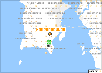 map of Kampong Pulau