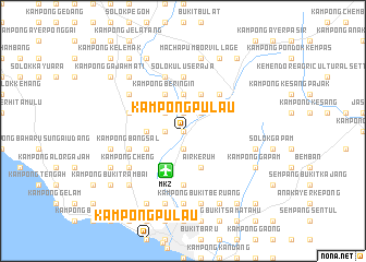 map of Kampong Pulau