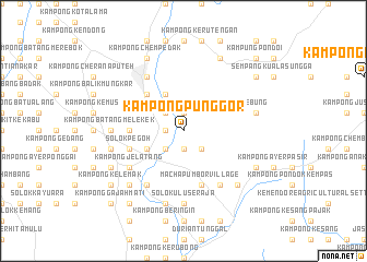 map of Kampong Punggor