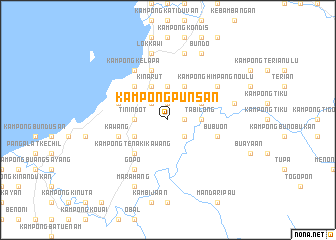 map of Kampong Punsan