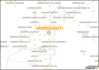 map of Kampong Punti