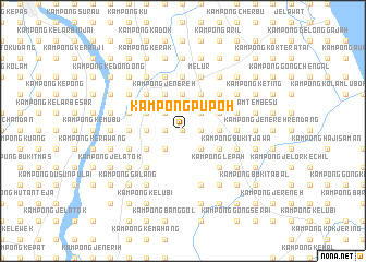 map of Kampong Pupoh