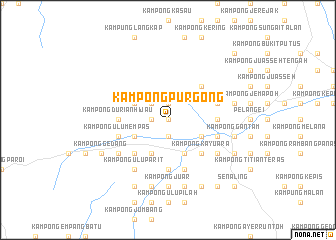 map of Kampong Purgong