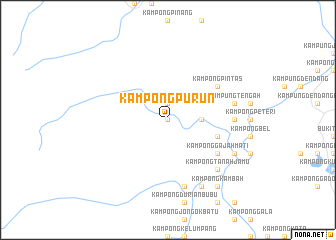 map of Kampong Purun