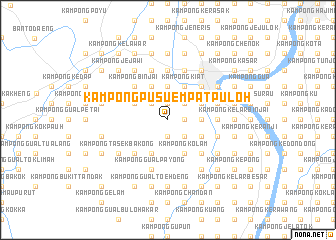 map of Kampong Pusu Empat Puloh