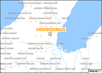 map of Kampong Radus