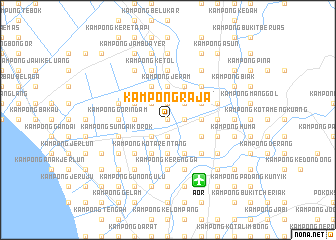 map of Kampong Raja