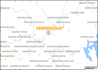 map of Kampong Raja