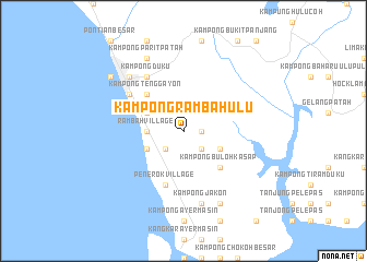 map of Kampong Rambah Ulu