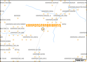 map of Kampong Rambai Baris