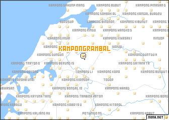 map of Kampong Rambal