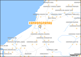 map of Kampong Ranau