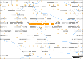 map of Kampong Rantai