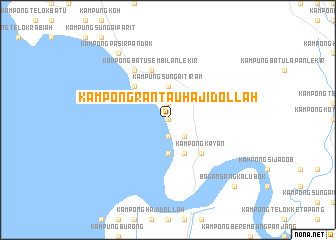 map of Kampong Rantau Haji Dollah