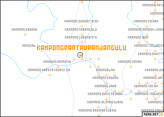 map of Kampong Rantau Panjang Ulu