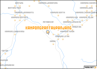 map of Kampong Rantau Panjang