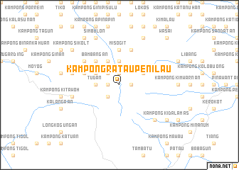 map of Kampong Ratau Penilau