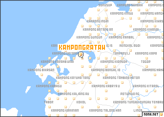 map of Kampong Rataw