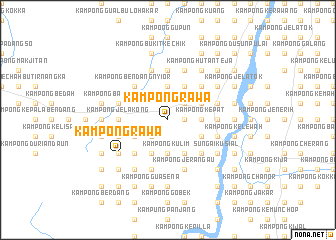 map of Kampong Rawa