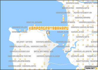 map of Kampong Raya Baharu