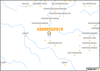 map of Kampong Raya