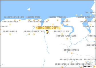 map of Kampong Rayu