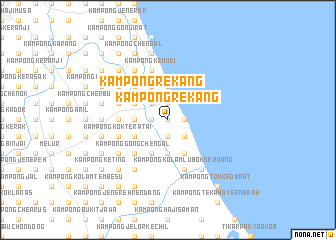 map of Kampong Rekang