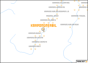 map of Kampong Rembil