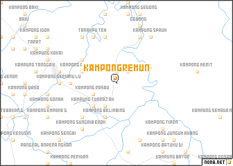 map of Kampong Remun