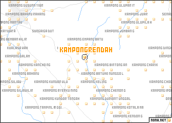 map of Kampong Rendah