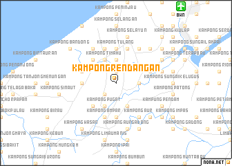 map of Kampong Rendangan