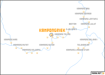 map of Kampong Riek