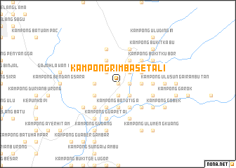 map of Kampong Rimba Setali