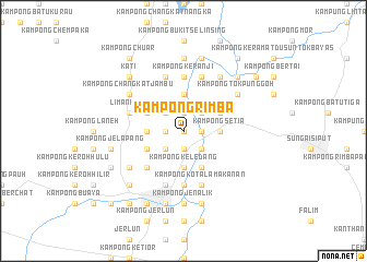 map of Kampong Rimba