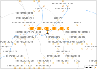 map of Kampong Rinching Hilir