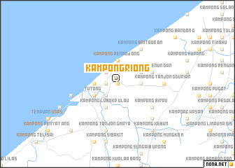 map of Kampong Riong