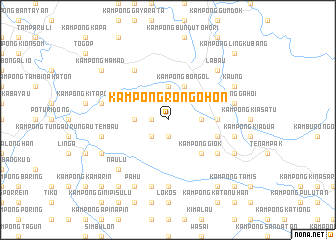 map of Kampong Rongohon