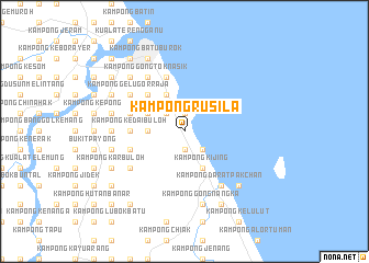 map of Kampong Ru Sila