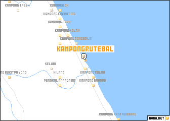 map of Kampong Ru Tebal