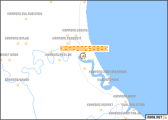 map of Kampong Sabak