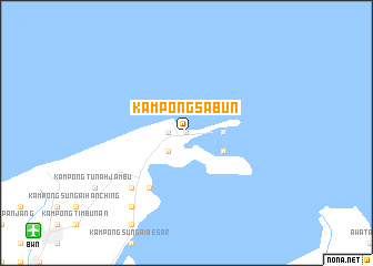 map of Kampong Sabun