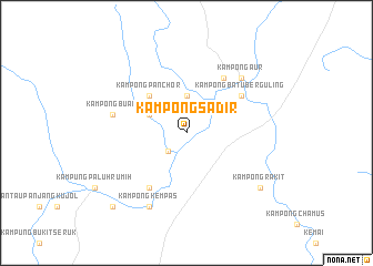 map of Kampong Sadir