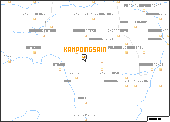 map of Kampong Sain