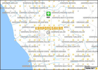 map of Kampong Sakan