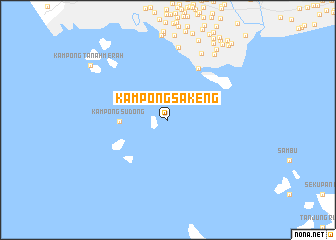 map of Kampong Sakeng