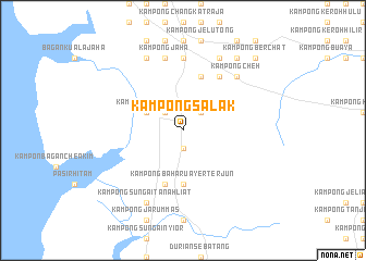 map of Kampong Salak