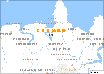 map of Kampong Salak