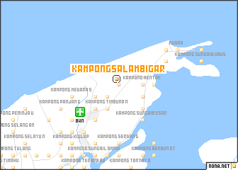 map of Kampong Salam Bigar