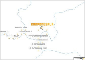 map of Kampong Sala