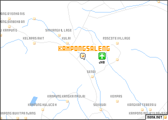 map of Kampong Saleng